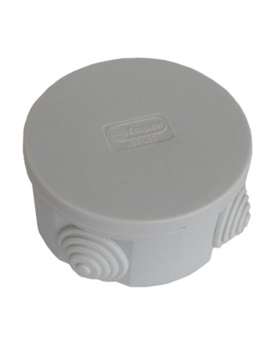 Коробка JBR080 D=80х40, 4 вых., IP44, белая (44005W-1). Коробка монтажная. Экопласт в Златоусте
