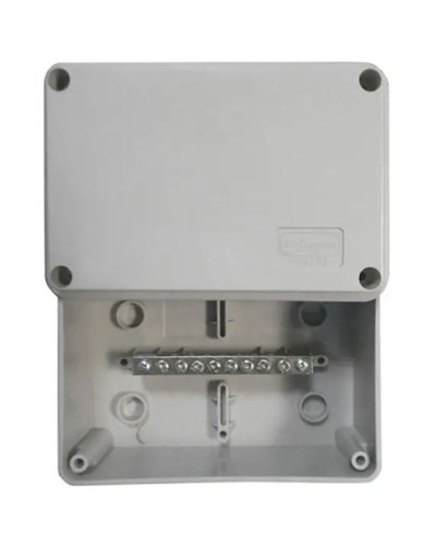 Коробка (КУП) JBS080 85х85х40, 6 вых, IP44 (44046KP): Коробка уравнивания потенциалов (КУП), 6х9мм, 8 зажимов в Златоусте