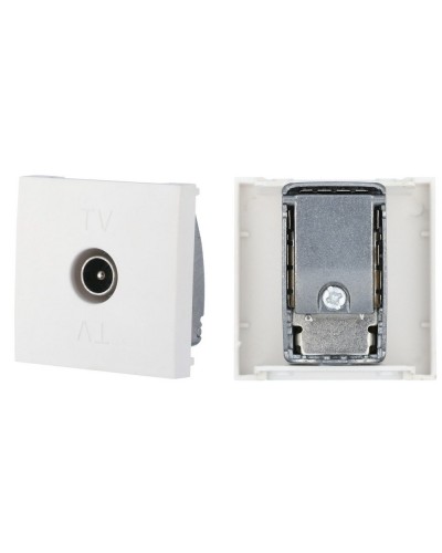 Розетка TV оконечная, белый LK45 (852104). Розетка TV. Экопласт в Златоусте