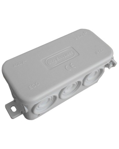 Коробка JBL090 90х42х40, 10 вых., IP55, белая (44055W-1). Коробка монтажная. Экопласт в Златоусте