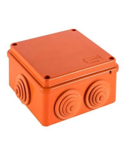 Коробка JBS100 100х100х55, 6 вых., 5P (1,5-10мм²) (43357HF): Коробка монтажная, огнестойкая, без галогена в Златоусте