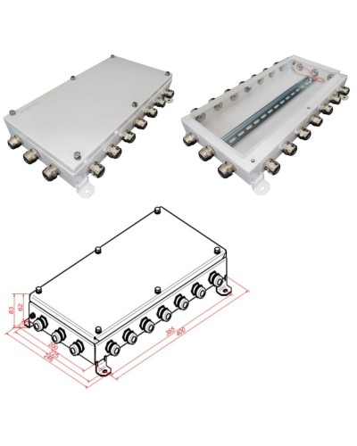 КМ IP66-2040. Коробка монтажная электротехническая. Гефест в Златоусте