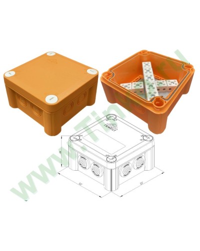 КМ-О-1212(П)(18к)-IP55: Коробка монтажная огнестойкая в Златоусте