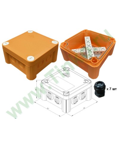 КМ-О-1212(П)(18к)-IP66(П6-12): Коробка монтажная огнестойкая в Златоусте