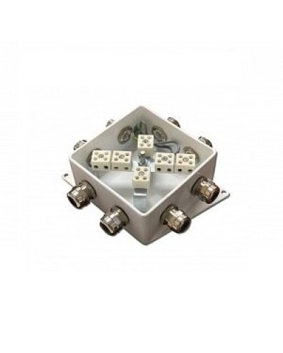 КМ-О (12к*10,0)-IP66-120х120, пять вводов: Коробка монтажная огнестойкая в Златоусте