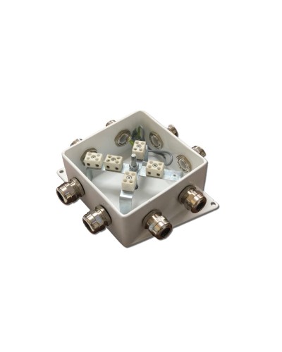 КМ-О (10к)-IP66-120х120, шесть вводов: Коробка монтажная огнестойкая в Златоусте