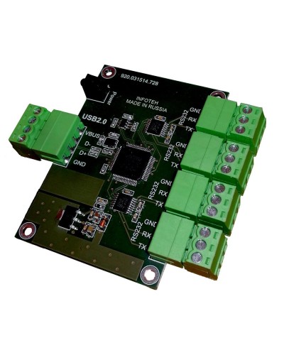 AVT-USB/4RS232. Промышленный преобразователь USB в RS-232. Инфотех в Златоусте
