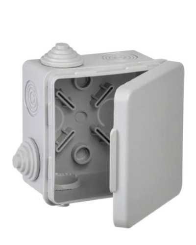 Коробка КМ 80х80х50 GENERICA (UKO31-080-080-050-K03-54G). Коробка распаячная для открытой проводки. GENERICA в Златоусте
