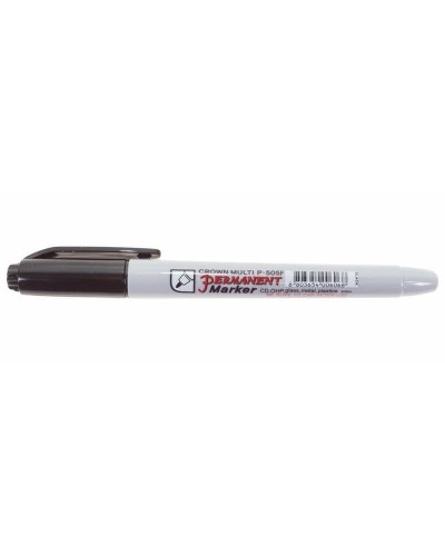Маркер перманентный Crown «Multi Marker Super Slim» 1 мм, черный, пулевидный (08-8001): Ручка для маркировки в Златоусте