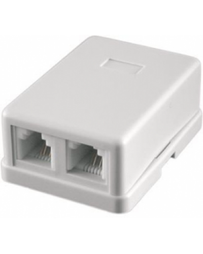 STK-RJ-45(8P8C), CAT.6, 2 выхода, Dual IDC компьютерная розетка: Розетка компьютерная 2 выхода в Златоусте