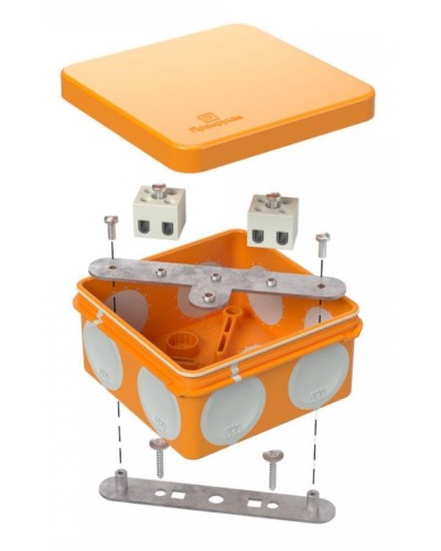 Коробка огнестойкая 80х80х40 (60-0210-FR2.5-4). Коробка огнестойкая для открытой установки. Промрукав в Златоусте