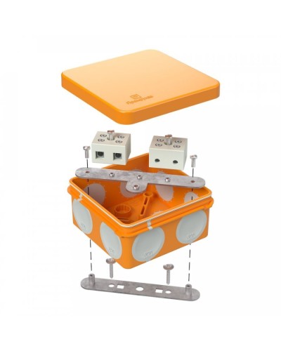 Коробка огнестойкая 80х80х40 (60-0210-FR10.0-4). Коробка огнестойкая для открытой установки. Промрукав в Златоусте