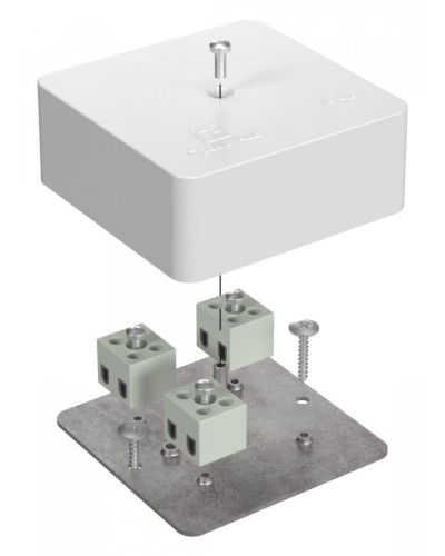 Коробка огнестойкая 75х75х30 (40-0450-FR1.5-6). Коробка огнестойкая для открытой установки. Промрукав в Златоусте