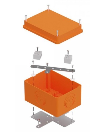 Коробка огнестойкая 150х110х90 E15-E120 для о/п (40-0351-FR10.0-4). Коробка огнестойкая для открытой установки. Промрукав в Златоусте