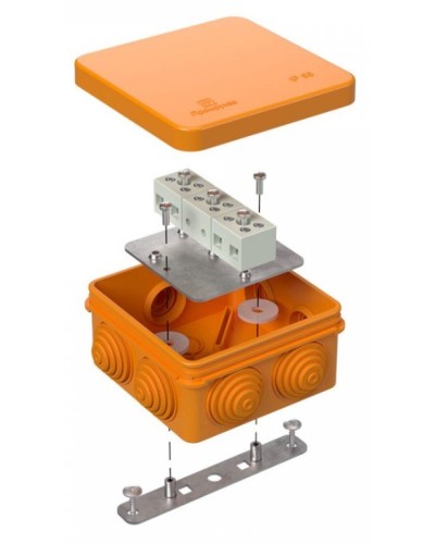 Коробка огнестойкая 80х80х40 (40-0210-FR1.5-6). Коробка огнестойкая для открытой установки. Промрукав в Златоусте