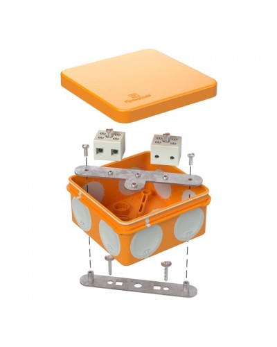 Коробка огнестойкая 80х80х40 (60-0210-FR6.0-4). Коробка огнестойкая для открытой установки. Промрукав в Златоусте