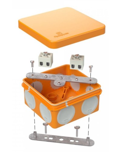 Коробка огнестойкая 80х80х40 (60-0210-FR2.5-6). Коробка огнестойкая для открытой установки. Промрукав в Златоусте