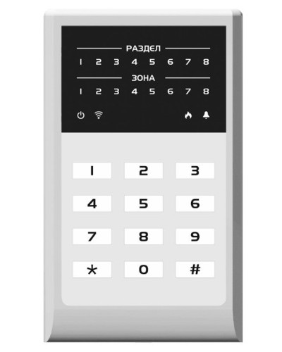 МИРАЖ-КД-04 (grey). Кнопочная кодовая панель. Стелс НПП в Златоусте