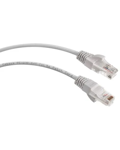 PC-UTP-RJ45-Cat.5e-0.5m-LSZH (8862c), серый. Патч-корд медный. CABEUS в Златоусте