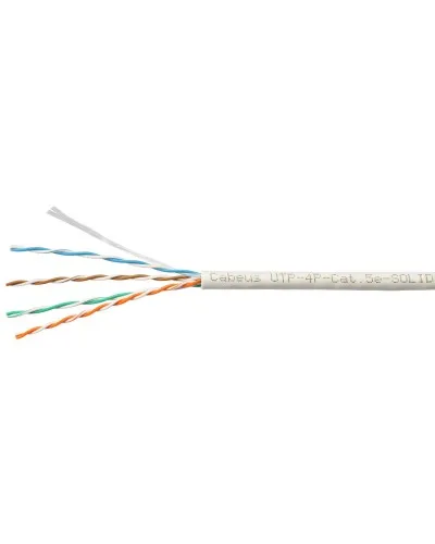 UTP-4P-Cat.5e-SOLID-LSZH-WH-100 (9782c-5). Кабель «витая пара» (LAN) для структурированных систем связи. CABEUS в Златоусте