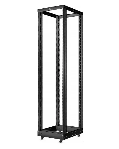 RA-45U-1000-BK (10161c). Открытая стойка 19, 45U, двухрамная, усиленная, цвет черный. CABEUS в Златоусте