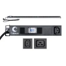 PDU-16-14C13-10C19-B-C14 (9553c). Блок розеток. CABEUS