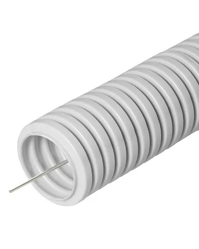 FCPL-40-PVC-020-1-GY (11231c): Труба гофрированная гибкая, лёгкая с протяжкой в Златоусте