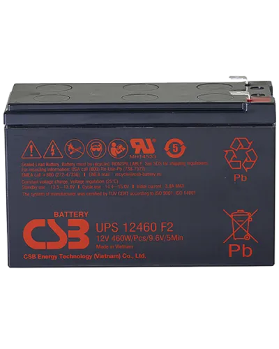 CSB UPS 12460. Аккумулятор герметичный свинцово-кислотный. CSB в Златоусте