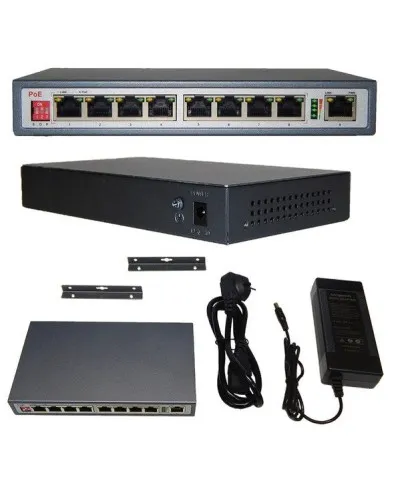CO-SWP9C. Коммутатор 8-портовый  Gigabit Ethernet с PoE. ComOnyx в Златоусте