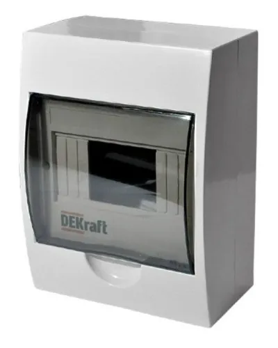 ЩРН-П-8 IP41 настенный (31010DEK). Щиток модульный с прозрачной дверцей. DEKraft в Златоусте
