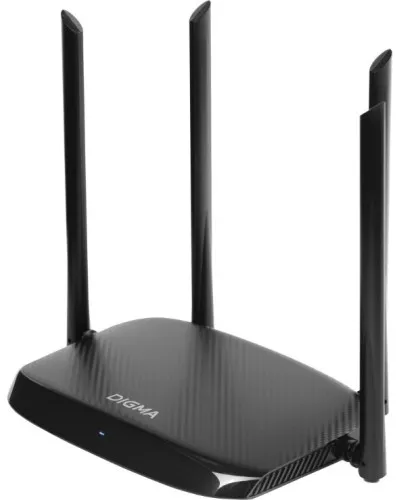 DWR-AC1201 AC1200 10/100BASE-TX черный. Роутер беспроводной. Digma в Златоусте