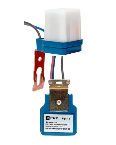 Фотореле PS-1 6А 1200Вт IP44 (fr-ps-1-6). Фотореле. EKF в Златоусте