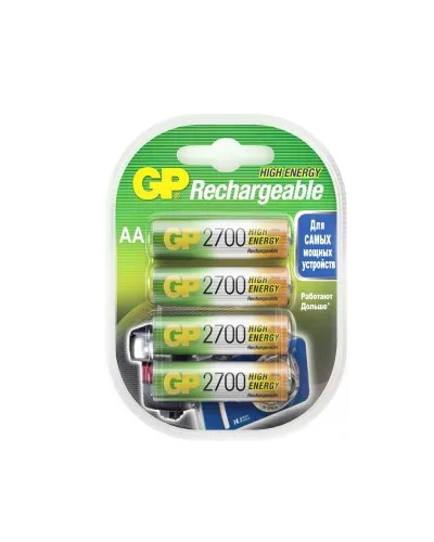 GP 270AAHC AA (GP 270AAHC-2DECRC4), упак. 4 шт.. Перезаряжаемые аккумуляторы. GP Batteries в Златоусте