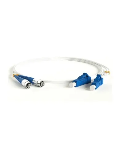 FC-D2-9A1-FC/UR-LC/UR-H-1M-LSZH-WH. Патч-корд волоконно-оптический FC-LC. Hyperline в Златоусте