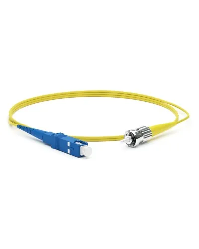 FC-S2-9-SC/UR-ST/UR-H-1M-LSZH-YL. Патч-корд волоконно-оптический одномодовый. Hyperline в Златоусте