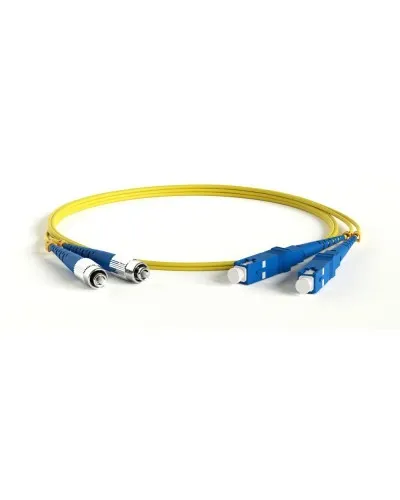 FC-D2-9-FC/UR-SC/UR-H-2M-LSZH-YL. Патч-корд волоконно-оптический SC-FC. Hyperline в Златоусте