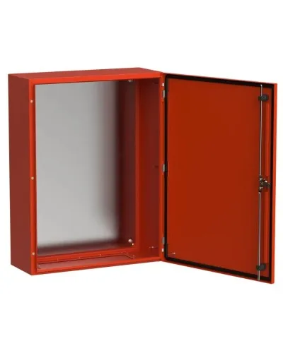 ЩМП-80.60.25 УХЛ1 IP66 RAL3020 TITAN 5 (TI5-13-N-080-060-025-66). Корпус металлический с монтажной платой. IEK в Златоусте