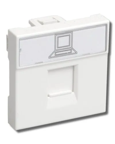 РКИ-20-00-П RJ-45 UTP белая (CKK-40D-RI2-K01). Розетка информационная 2 модуля ПРАЙМЕР. IEK в Златоусте