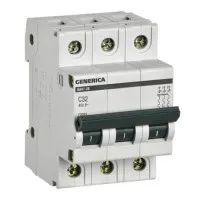 GENERICA ВА47-29 3P C 32А 4,5кА (MVA25-3-032-C). Автоматический выключатель. IEK