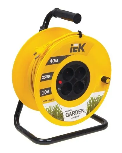 УК40 4 места, 40м (WKP23-10-04-40). Удлинитель на катушке Garden. IEK в Златоусте