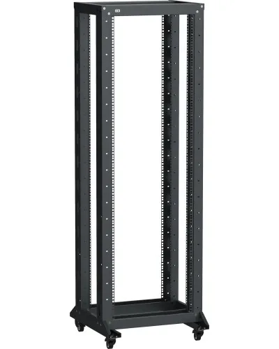 LF05-47U66-2RM. Стойка 2-рамная на рол. 47U 600х600мм черная. ITK в Златоусте