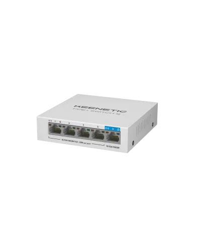 Keenetic KN-4610 (L2) 5х1Гбит/с 4PoE+ 60W. Коммутатор с PoE. KEENETIC в Златоусте