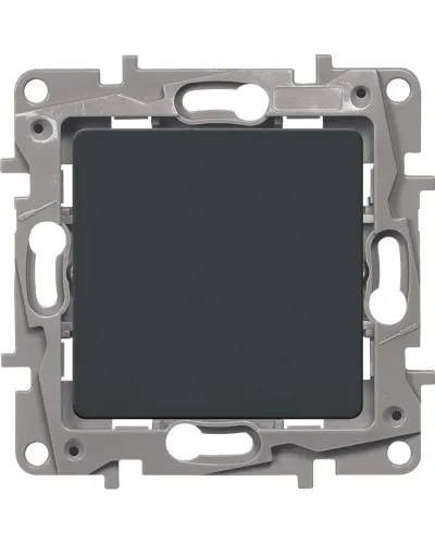 Выключатель 10AX-250В ETIKA, антрацит (672601). Выключатель. LegranD в Златоусте