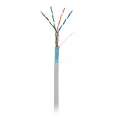 F/UTP 4pair, Cat5e, In,PVC (EC-UF004-5E-PVC-GY-1). Кабель «витая пара» (LAN) для структурированных систем связи. NETLAN