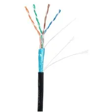 F/UTP 4pair, Cat5e, Out, PE (EC-UF004-5E-PE-BK-1). Кабель «витая пара» (LAN) для структурированных систем связи. NETLAN
