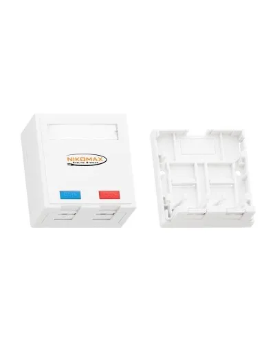 NMC-MB2P-ST-WT. Корпус настенной розетки. NIKOMAX в Златоусте