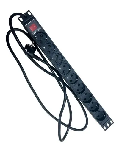 NTSS-PDU-DA2036 гор.размещ. 9xSchuko базовые 16A Schuko 2м. Блок розеток 19. NTSS в Златоусте