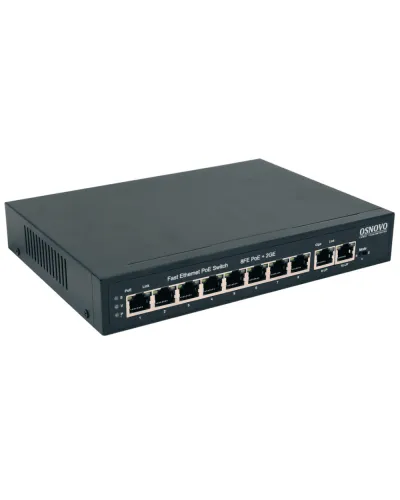 SW-20820(120W). Коммутатор 10-портовый  Gigabit Ethernet с PoE. OSNOVO в Златоусте