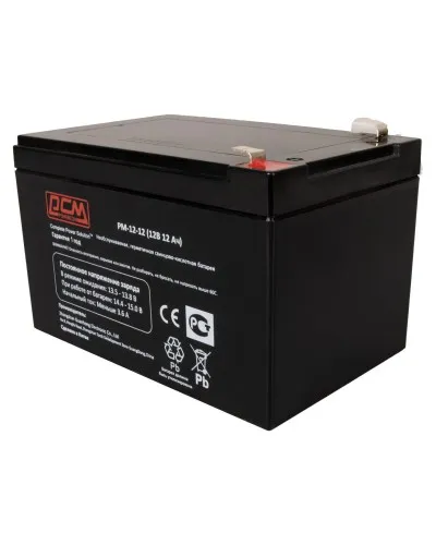 PM-12-12. Аккумулятор герметичный свинцово-кислотный. POWERCOM в Златоусте