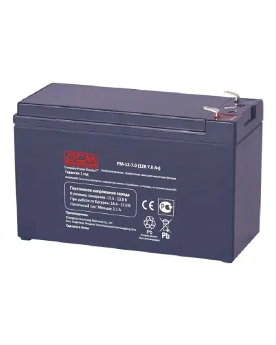PM-12-7.0. Аккумулятор герметичный свинцово-кислотный. POWERCOM в Златоусте
